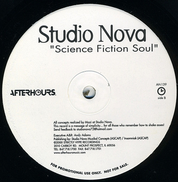 Science Fiction Soul Studio Nova