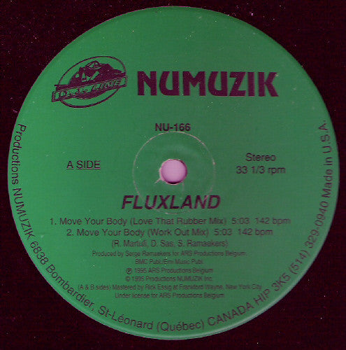 Move Your Body / Touch The Sky Fluxland (2),Cartouche