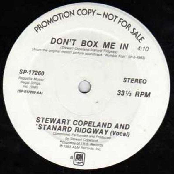 Don't Box Me In Stewart Copeland,Stan Ridgway