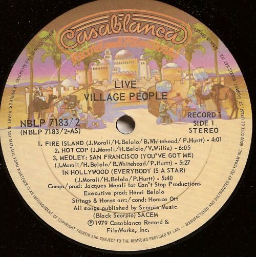 Live And Sleazy Village People