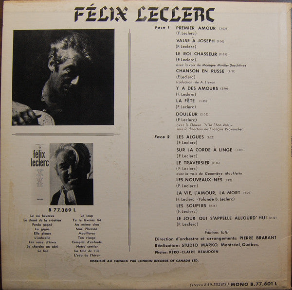 Félix Leclerc Félix Leclerc