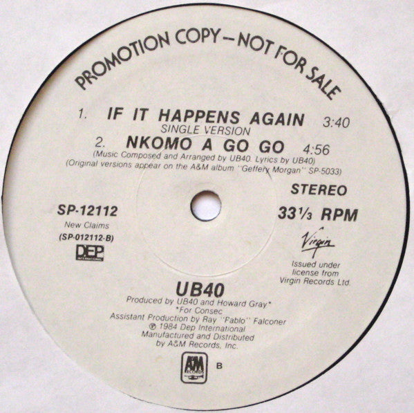 If It Happens Again UB40