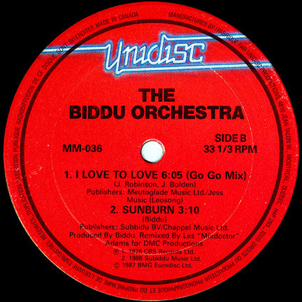 I Love To Love / Sunburn Tina Charles,Biddu Orchestra
