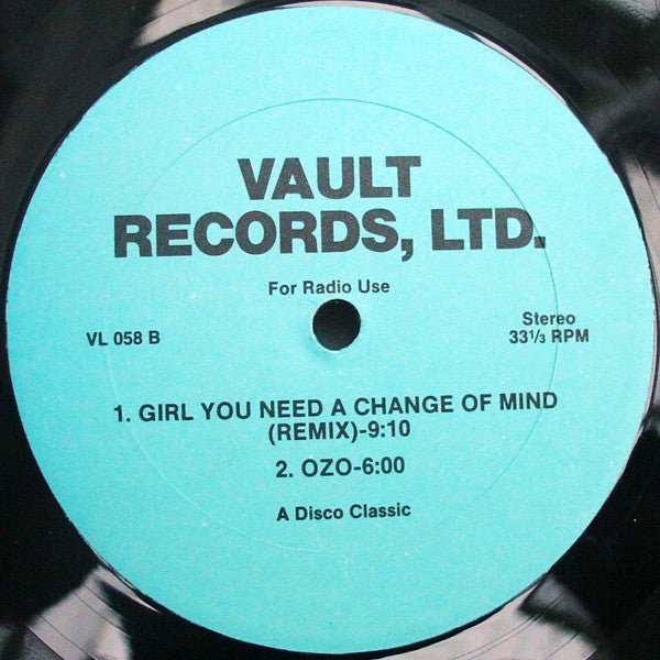 Rectangle Triangle Love Break girl you need a change of mind song artwork featuring vibrant colors and bold text design.