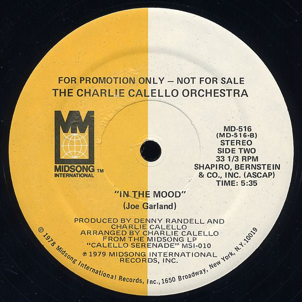 Sing, Sing, Sing The Charlie Calello Orchestra