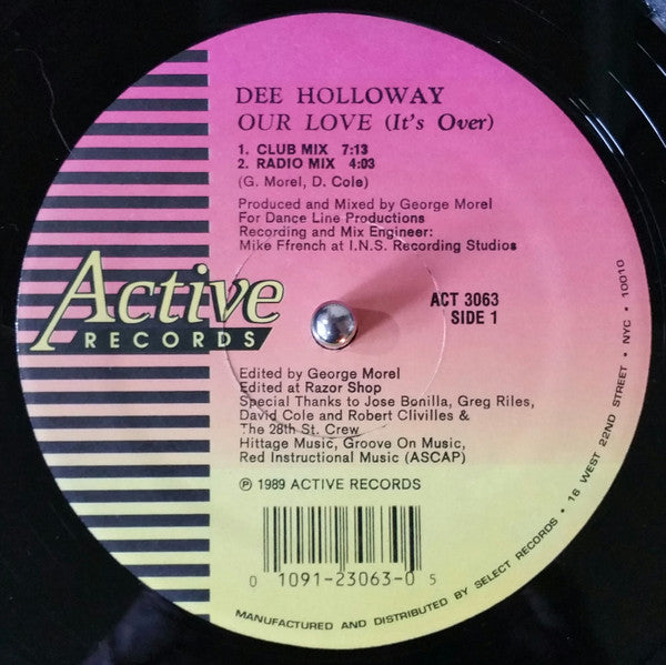 Our Love (It's Over) Dee Holloway