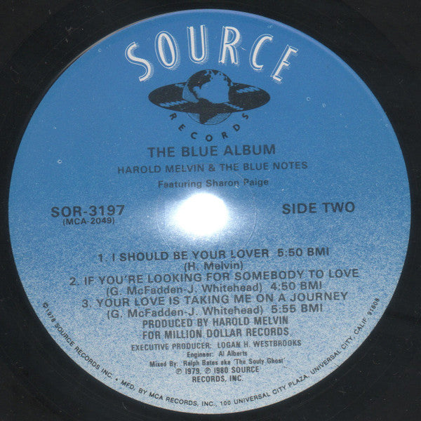 The Blue Album Harold Melvin And The Blue Notes,Sharon Paige