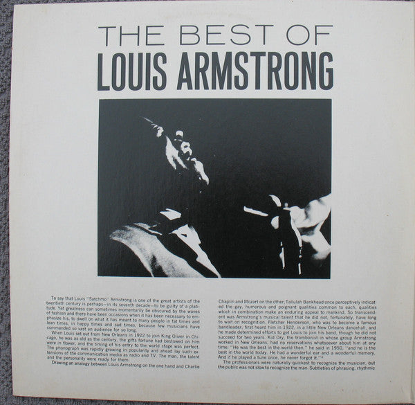 The Best Of Louis Armstrong Louis Armstrong