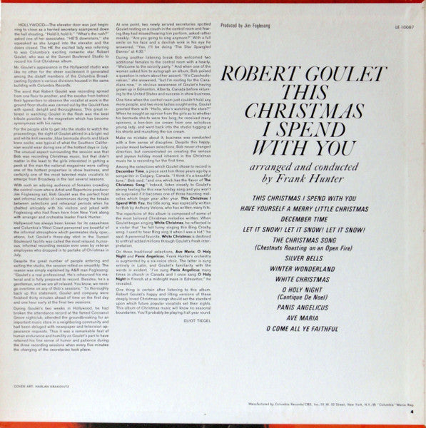 This Christmas I Spend With You Robert Goulet
