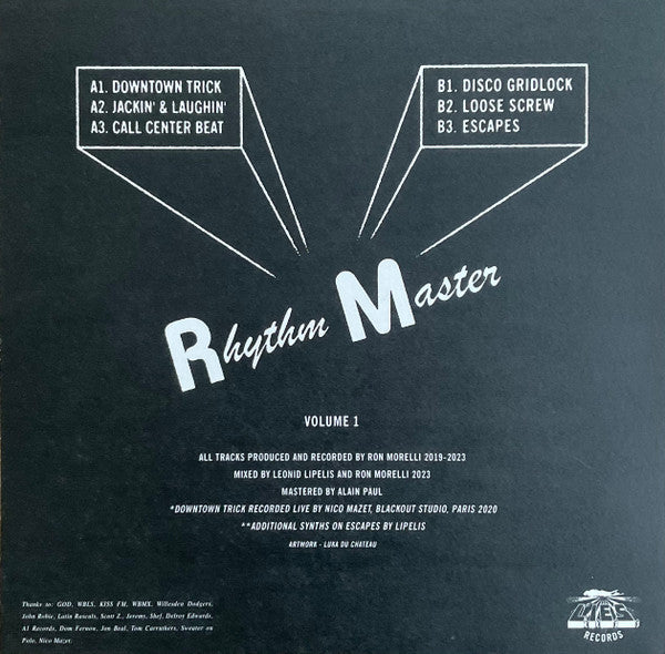 Rhythm Master - Volume 1 Ron Morelli