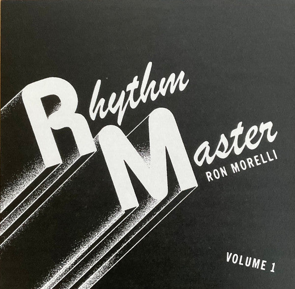 Cover of Rhythm Master Volume 1 music book by Rectangle Triangle, featuring musical notation and vibrant design elements.