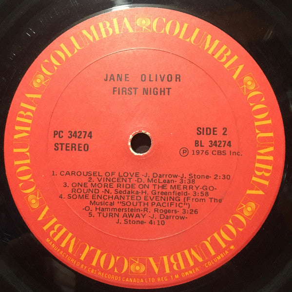 First Night 2 Jane Olivor