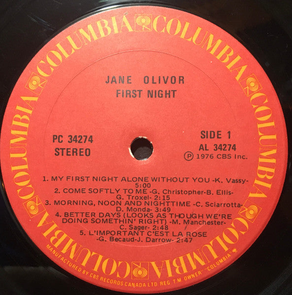First Night 2 Jane Olivor