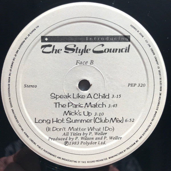 Introducing The Style Council The Style Council