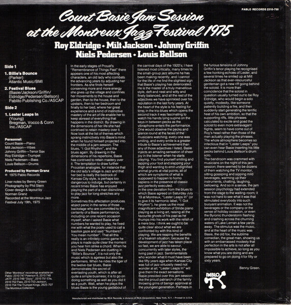 Jam Session At The Montreux Jazz Festival 1975 Count Basie