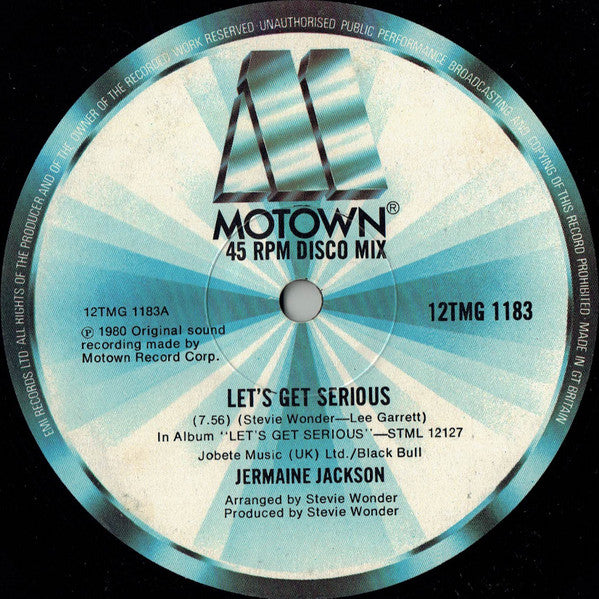 Jermaine Jackson - Let's Get Serious