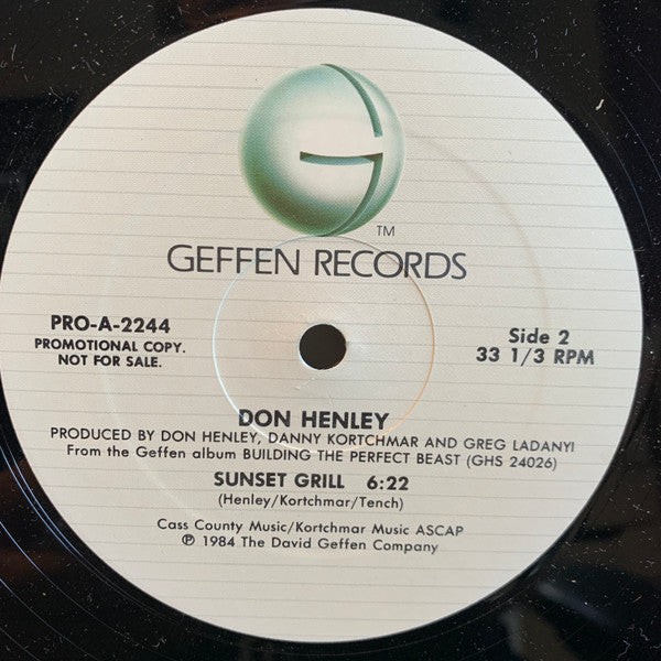 Sunset Grill Don Henley