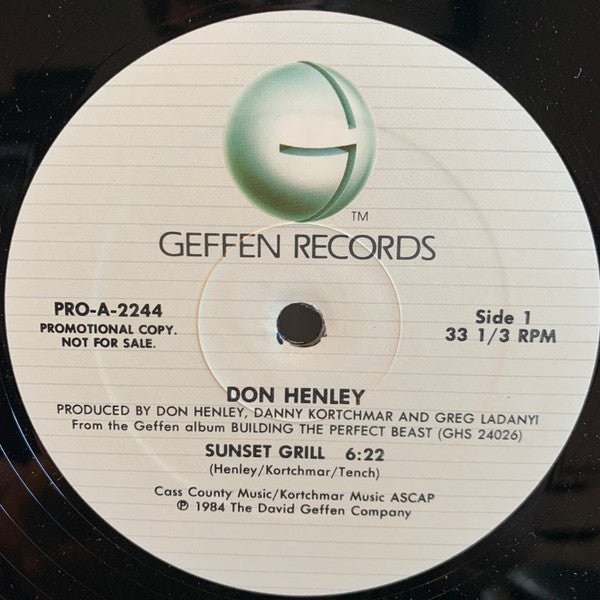 Sunset Grill Don Henley