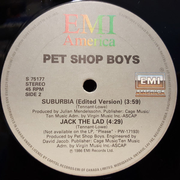 Suburbia Pet Shop Boys