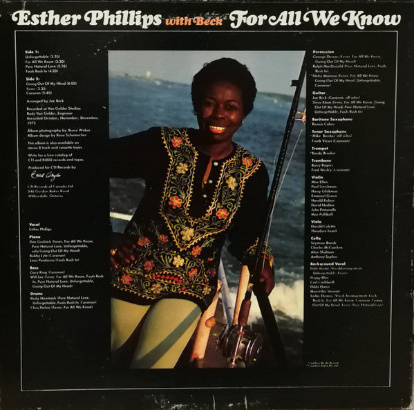 For All We Know Esther Phillips,Joe Beck