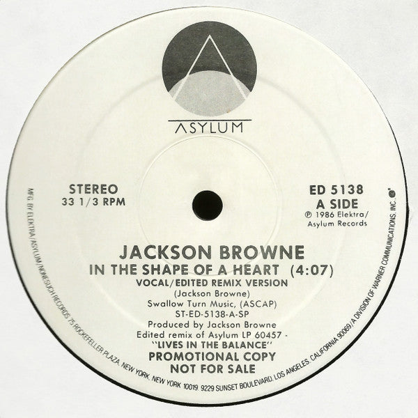 In The Shape Of A Heart Jackson Browne