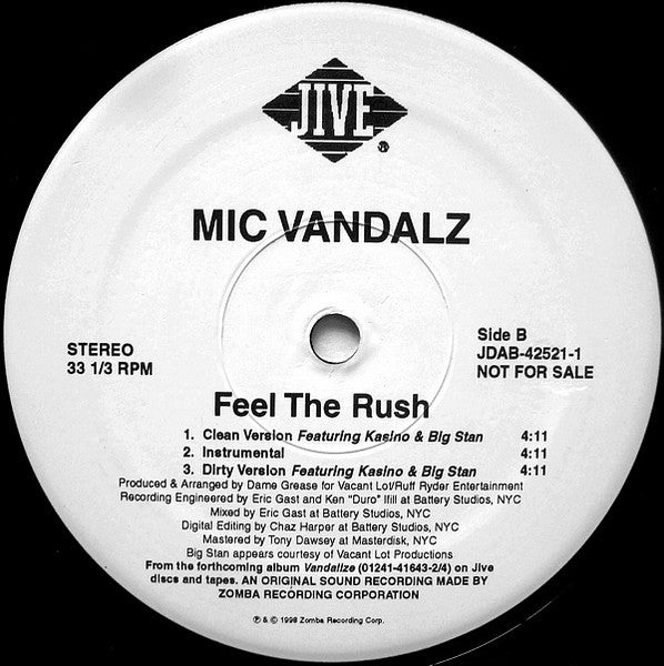 Love + Hate / Feel The Rush Mic Vandalz