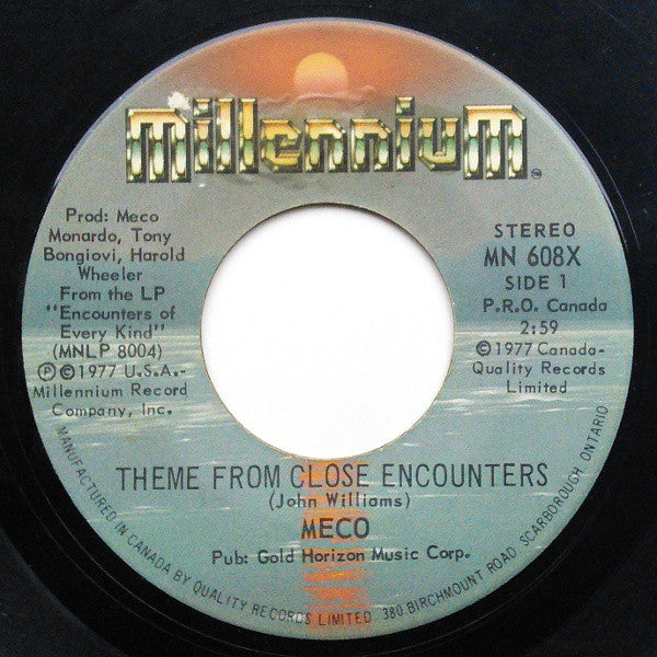 Meco* - Theme From Close Encounters / Roman Nights