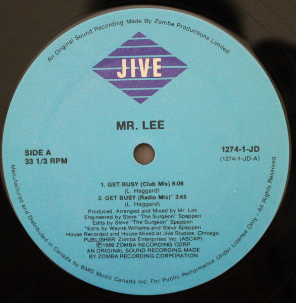 Get Busy Mr. Lee