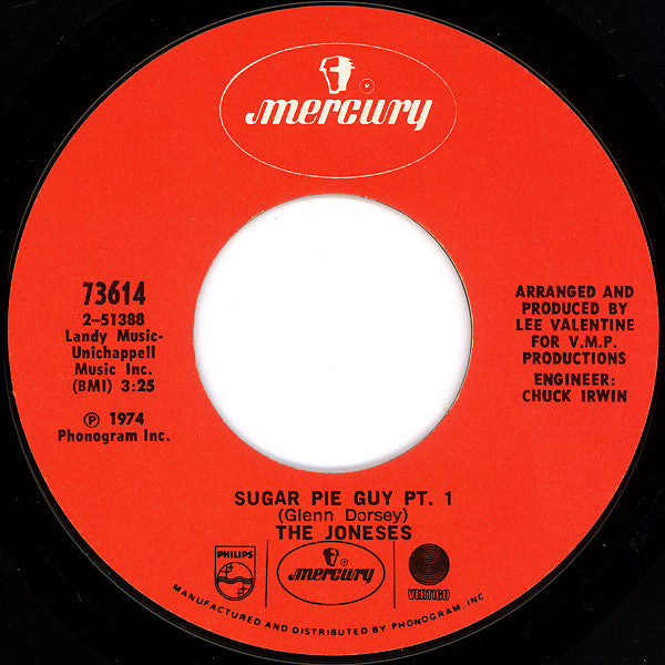The Joneses - Sugar Pie Guy