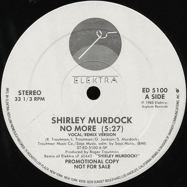 No More Shirley Murdock