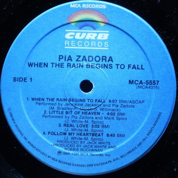 When The Rain Begins To Fall Pia Zadora