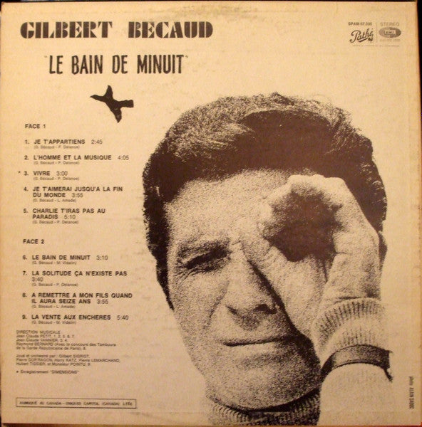 Le Bain De Minuit Gilbert Bécaud