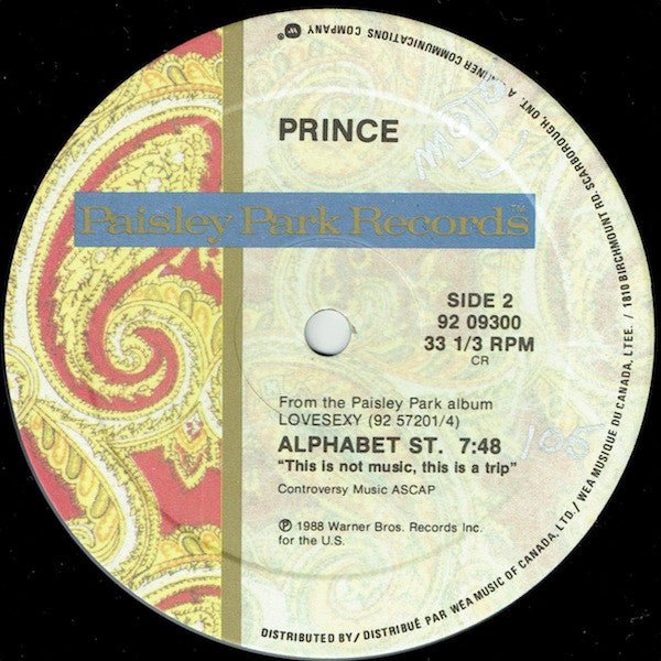 Alphabet St. Prince