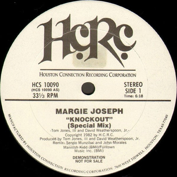 Knockout (Special Mix) Margie Joseph