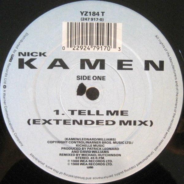 Tell Me Nick Kamen