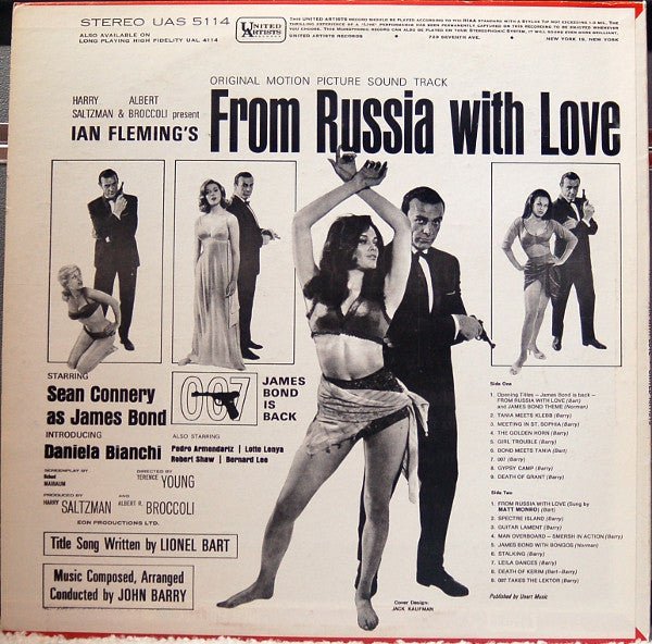 From Russia With Love (Original Motion Picture Soundtrack) John Barry