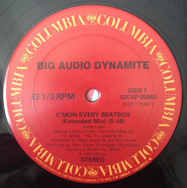 C'mon Every Beatbox Big Audio Dynamite
