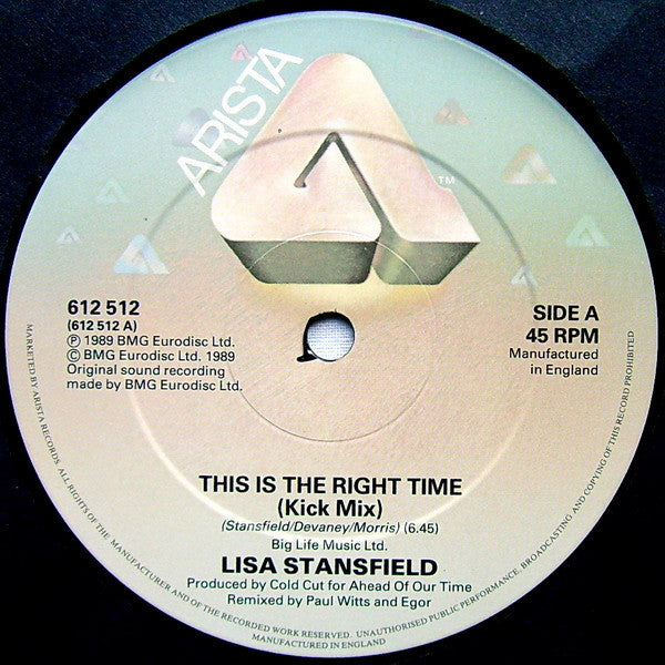 This Is The Right Time (Kick Mix) Lisa Stansfield