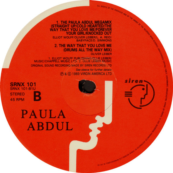 (It's Just) The Way That You Love Me Paula Abdul
