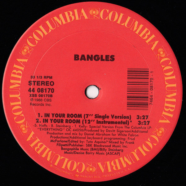 In Your Room Bangles