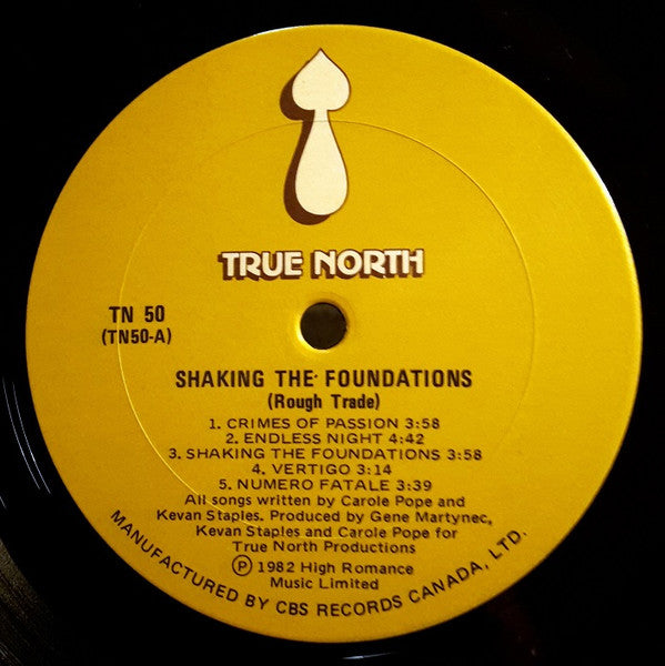 Shaking The Foundations Rough Trade