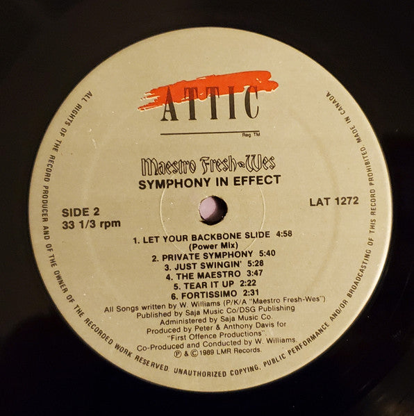 Symphony In Effect Maestro Fresh-Wes