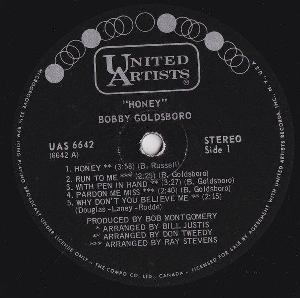 Honey Bobby Goldsboro