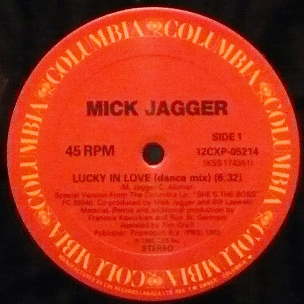 Lucky In Love Mick Jagger