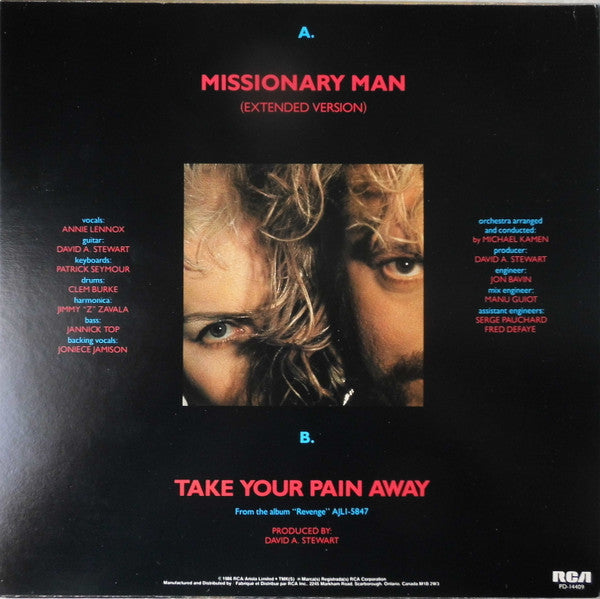 Missionary Man Eurythmics