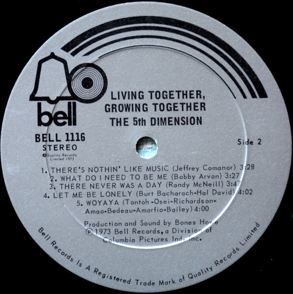 Living Together, Growing Together The Fifth Dimension