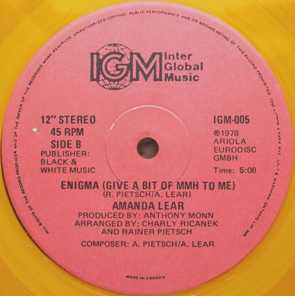 Follow Me (Special Disco Mix) Amanda Lear