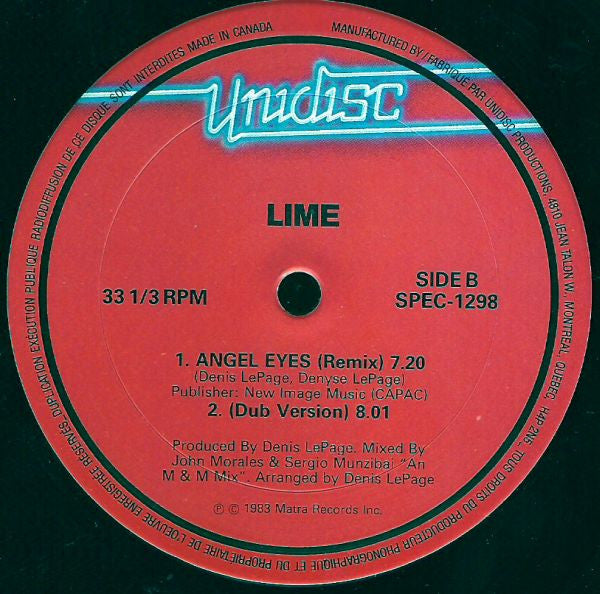 Let's All Chant (87' Remix) / Angel Eyes The Michael Zager Band,Lime (2)
