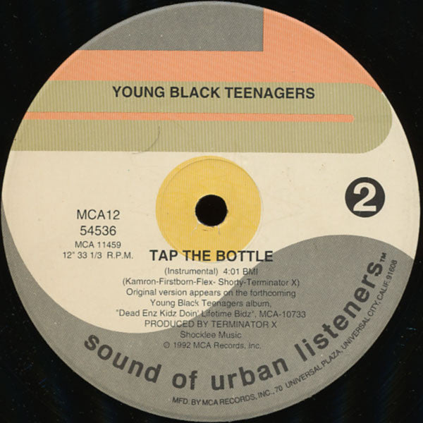 Tap The Bottle Young Black Teenagers