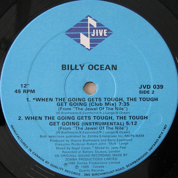 When The Going Gets Tough, The Tough Get Going Billy Ocean
